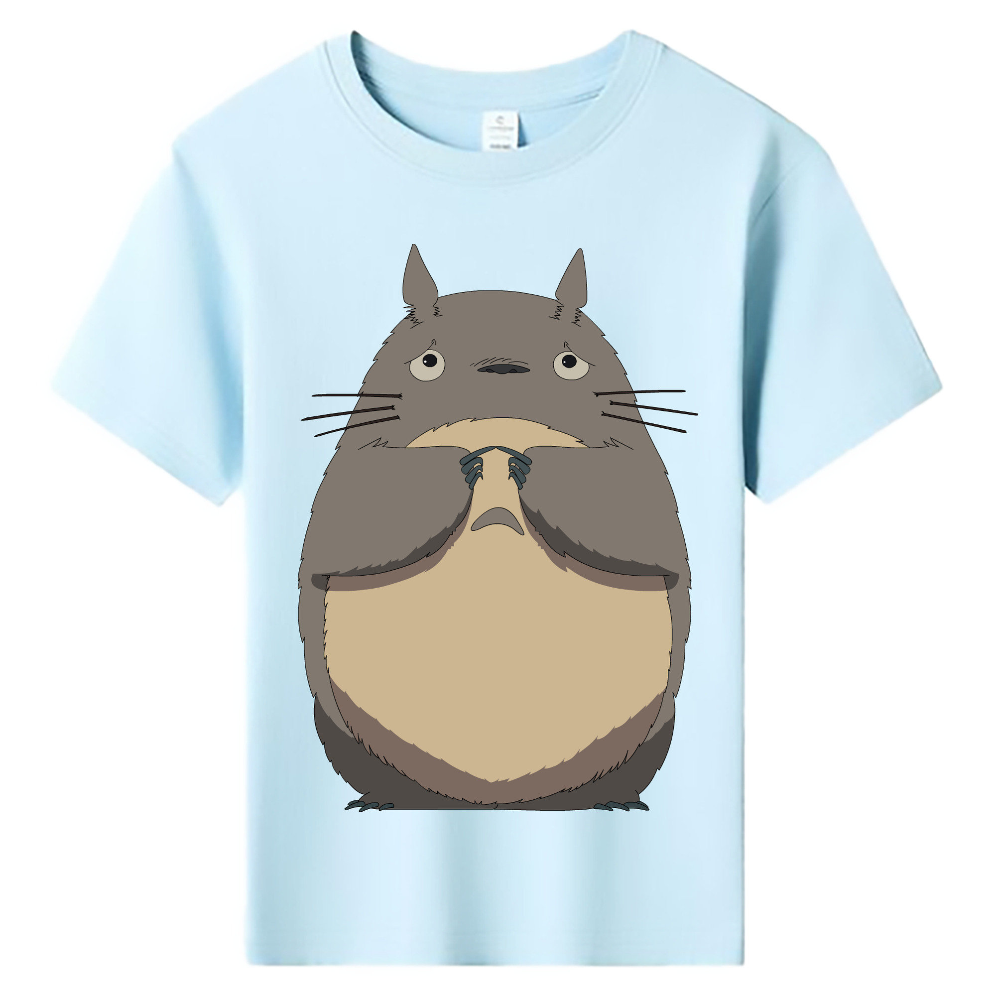 （画像用） となりのトトロ 草壁メイ 草壁サツキ My Neighbor Totoro Satsuki Kusakabe Mei Kusakabe 綿100％キッズTシャツ（フロントプリント）